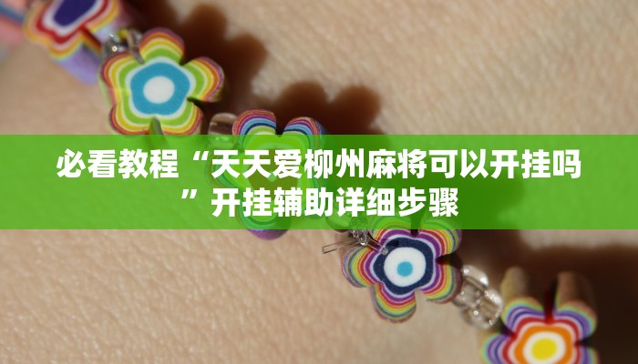 必看教程“天天爱柳州麻将可以开挂吗”开挂辅助详细步骤