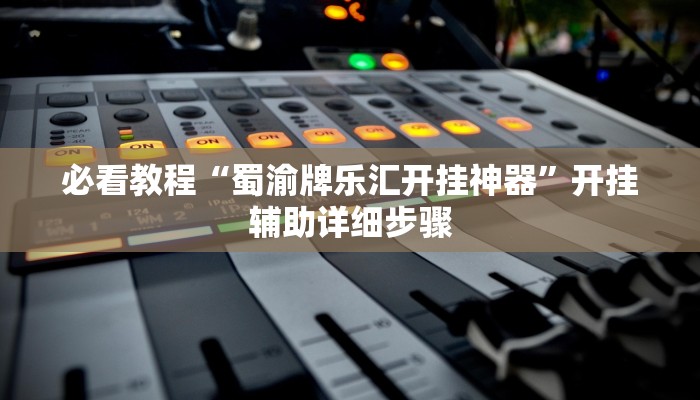 必看教程“蜀渝牌乐汇开挂神器”开挂辅助详细步骤